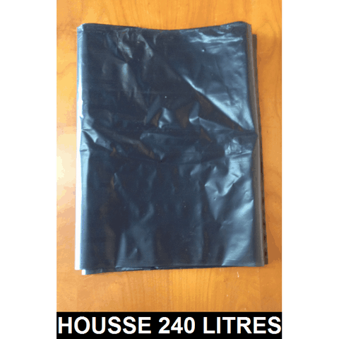 SAC HOUSSE PROTECTION CONTENEUR 240L BD30 NOIR (100)